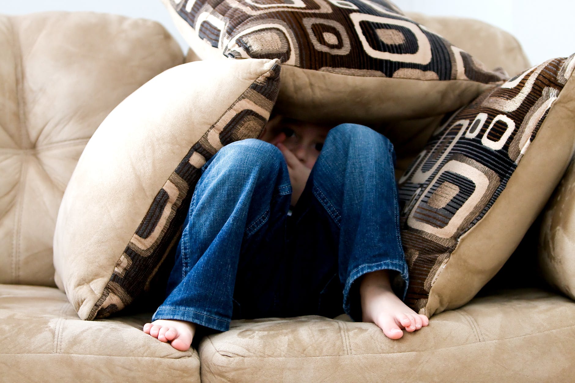 bare feet boy child couch