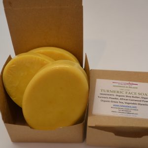 4 Handmade Organic Turmeric Soaps