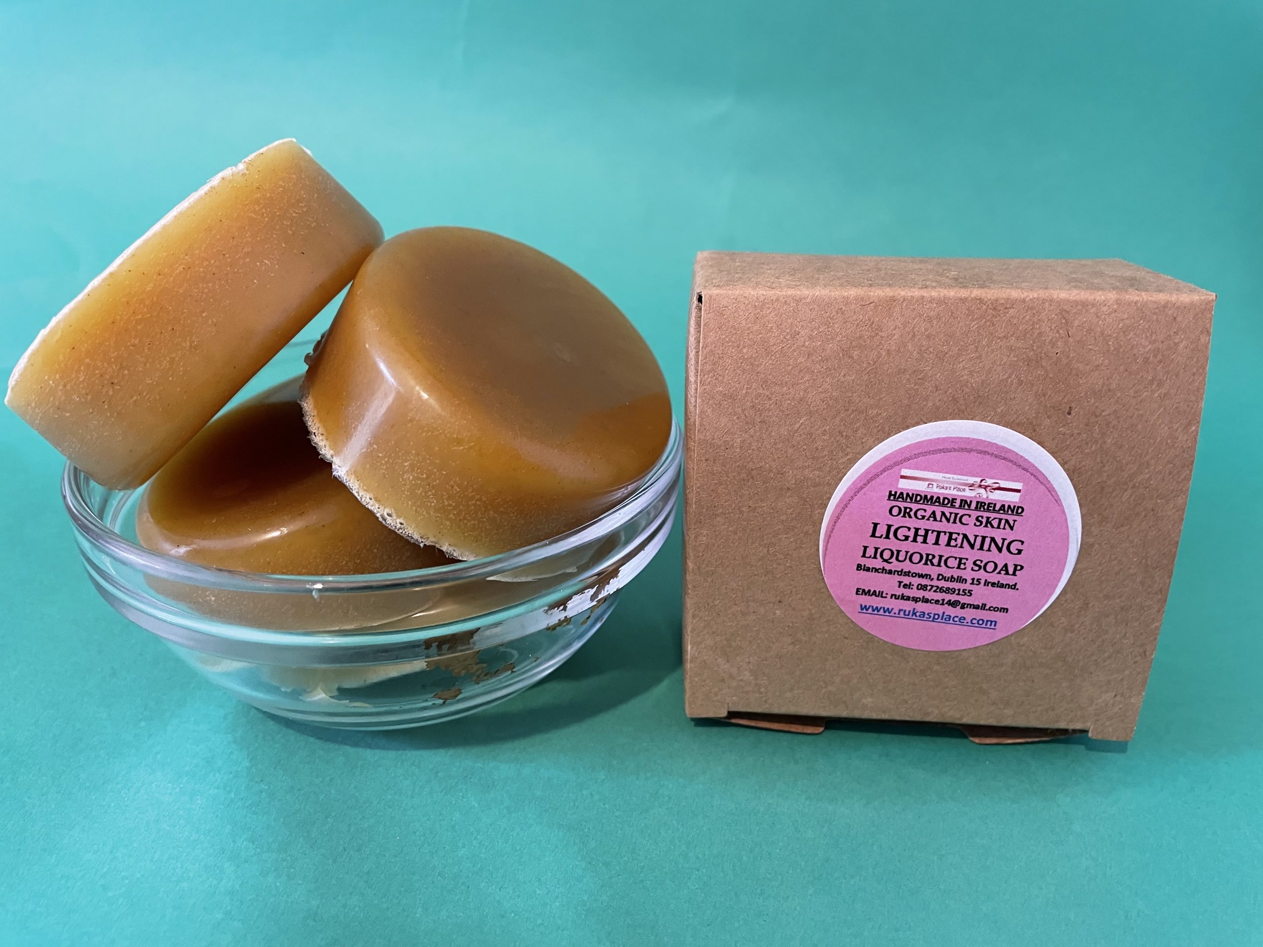 4 Organic Liquorice Anti-aging Soaps